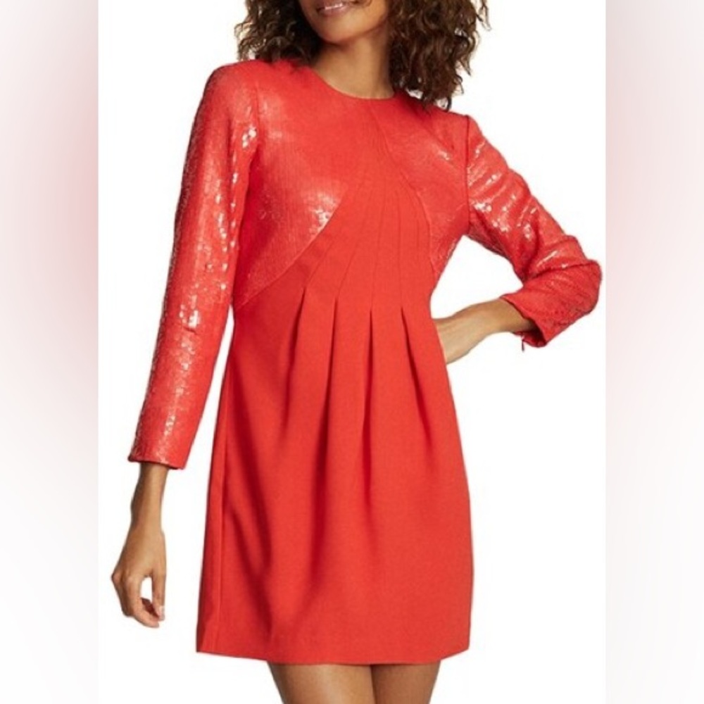 Reiss Cara Sequin Top Waisted Dress